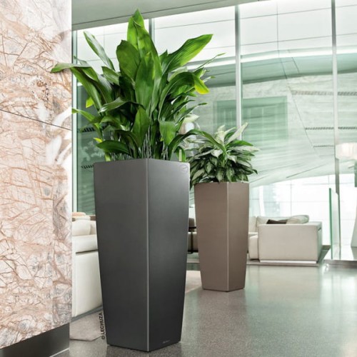 Donica Lechuza Cubico Alto antracyt metalik i  taupe połysk.jpg