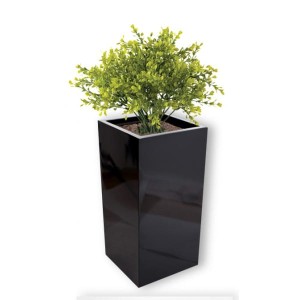 Donica Black 100 - czarna, połysk