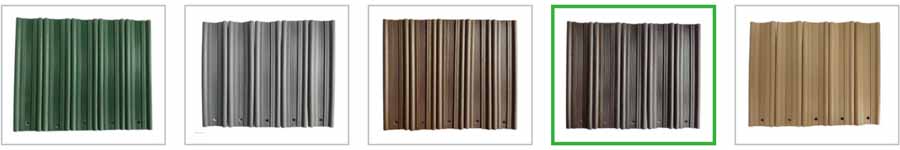 Kolory listew pionowych_ciemny brąz RD02