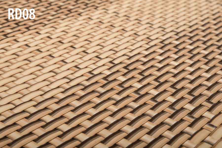 Mata osłona rattanowa dwustronna RD08 słomkowy